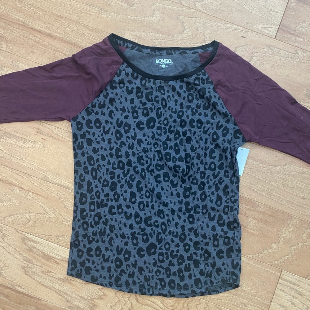 Leopard print top